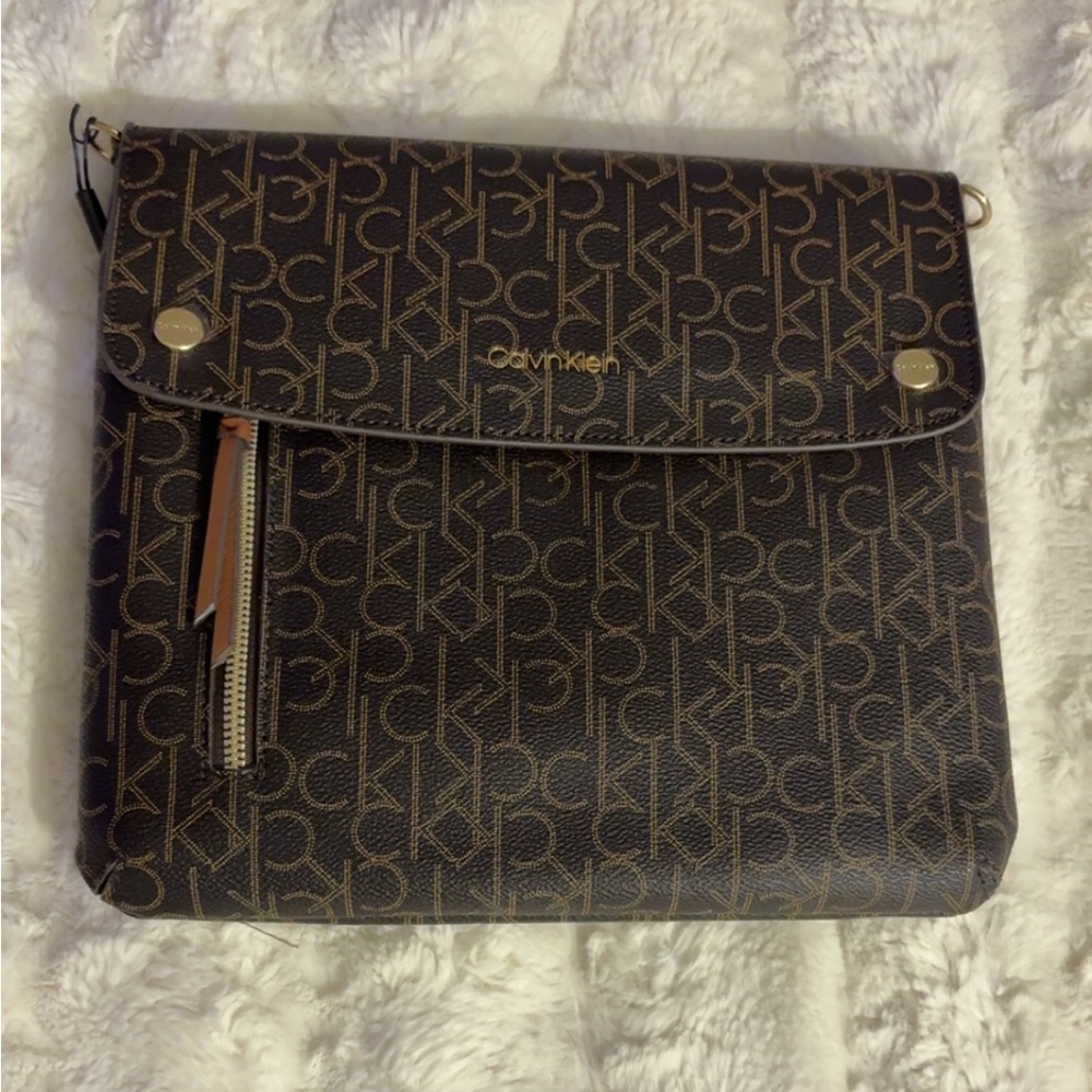 Calvin Klein Brown Crossbody Bag